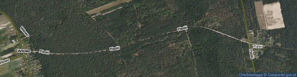 Zdjęcie satelitarne Piaski ul.